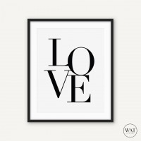 Love Poster Çerçeve